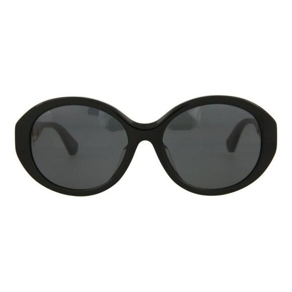 Gucci Womens Round/Oval Black Multicolor Grey Fashion Designer Eyewear - Picture 1 of 4